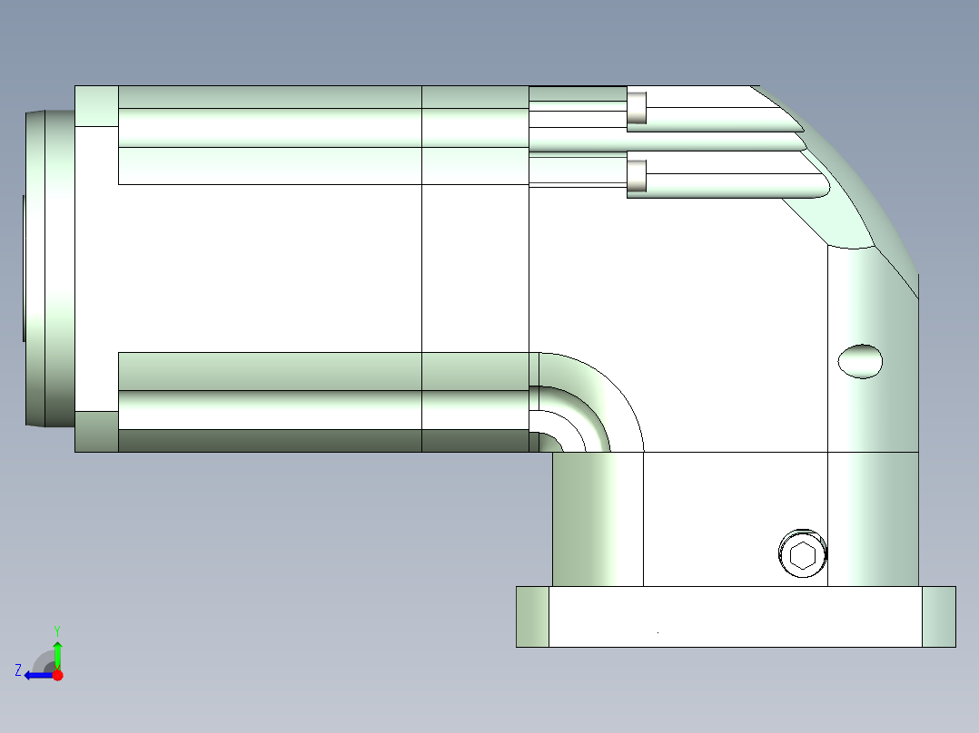 直齿孔ZPLX142-L3 35-114.3-200-M12.stp右视图