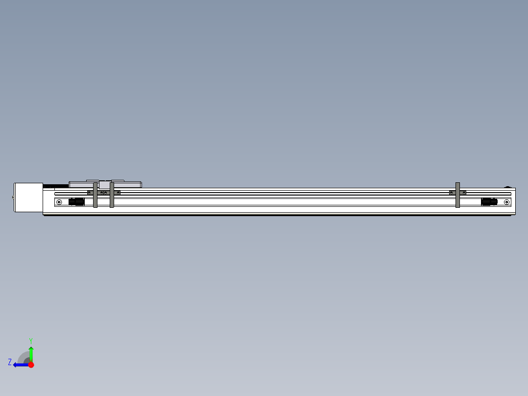 Toyo东佑达直线模组-ECH6-550-BR.igs右视图