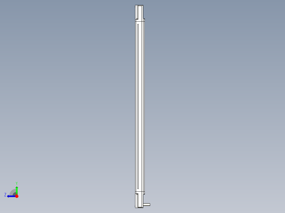 基恩士SL-V28H(S)_R_kc图纸模型右视图