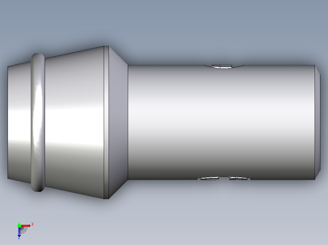 卡套式工业通用硬管接头EO_Schweisskegel_SKA12X2俯视图