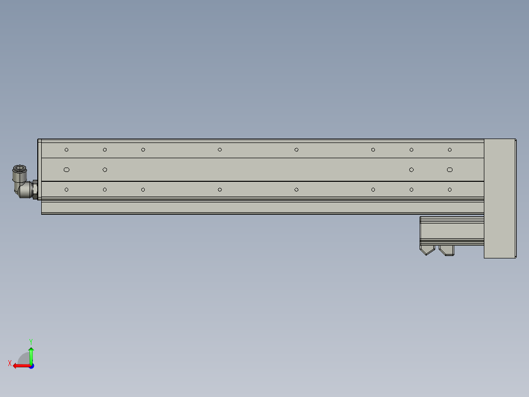 威洛博VC8-S400-BL-P10后视图