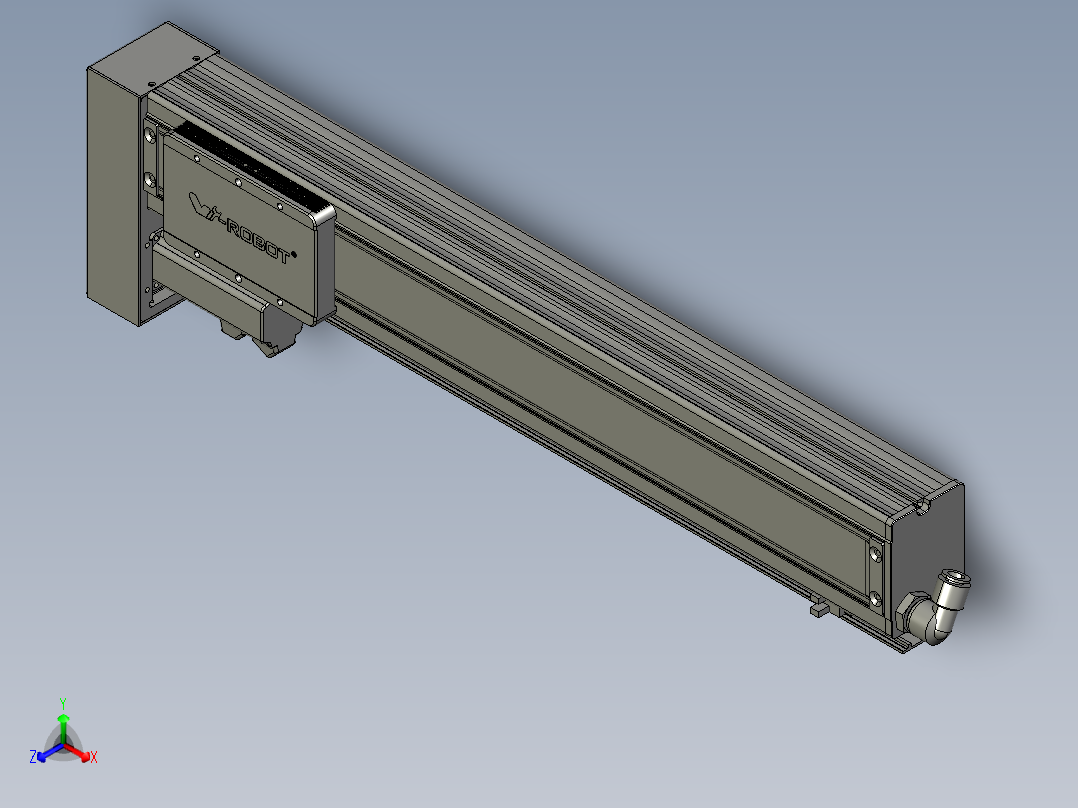 威洛博VC8-S400-BL-P10正等轴测图