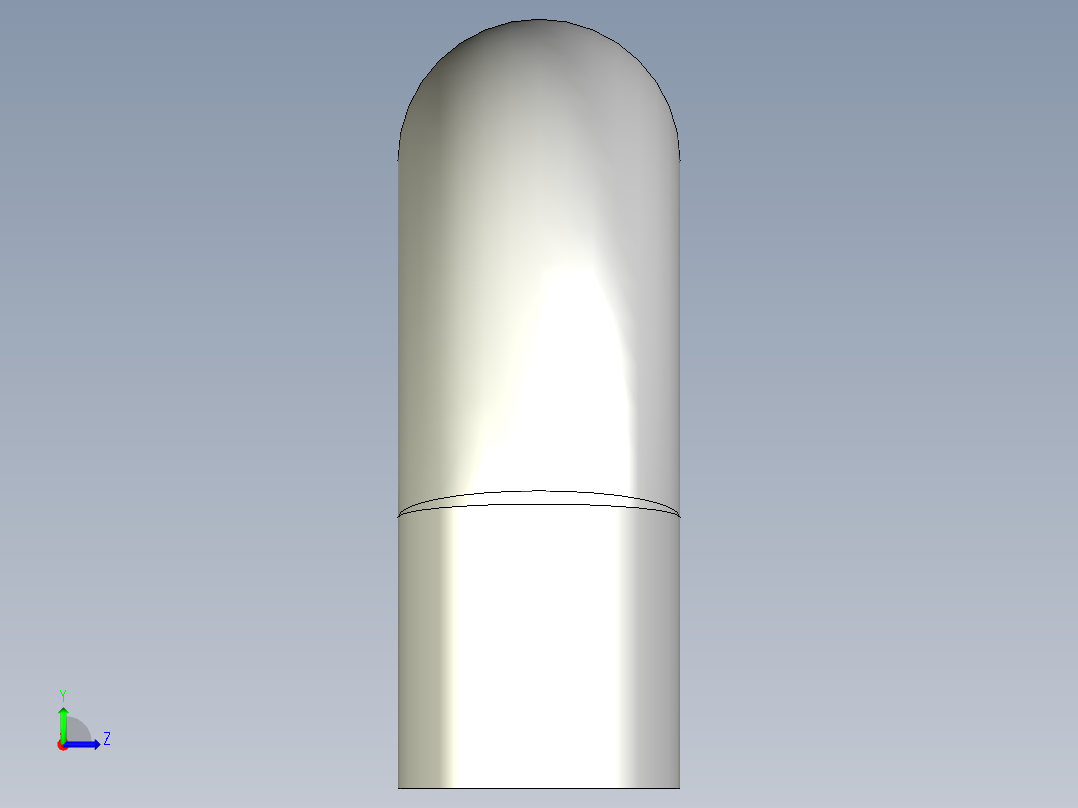 取手(不銹鋼)ER(B)-3D多系列多零件图纸模型左视图