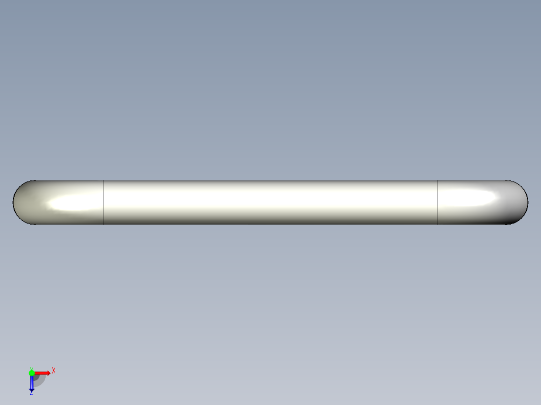 取手(不銹鋼)ER(B)-3D多系列多零件图纸模型俯视图