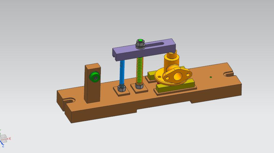 阀座铣面夹具（CAD图+UG三维）