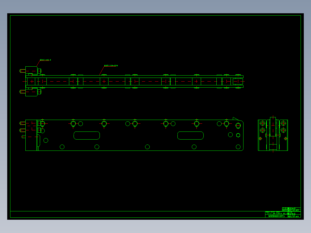 KOSMEKMRC1190-800多系列多零件图纸模型