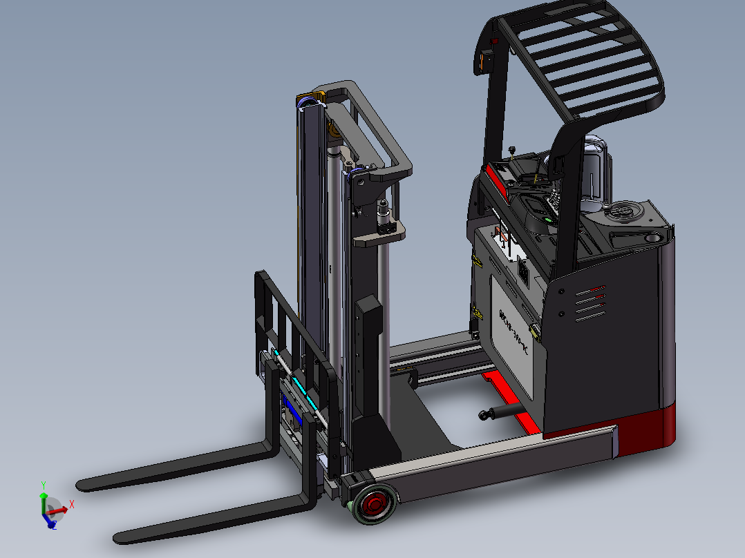 MF2030 前移式叉车SW三维图==486864==500