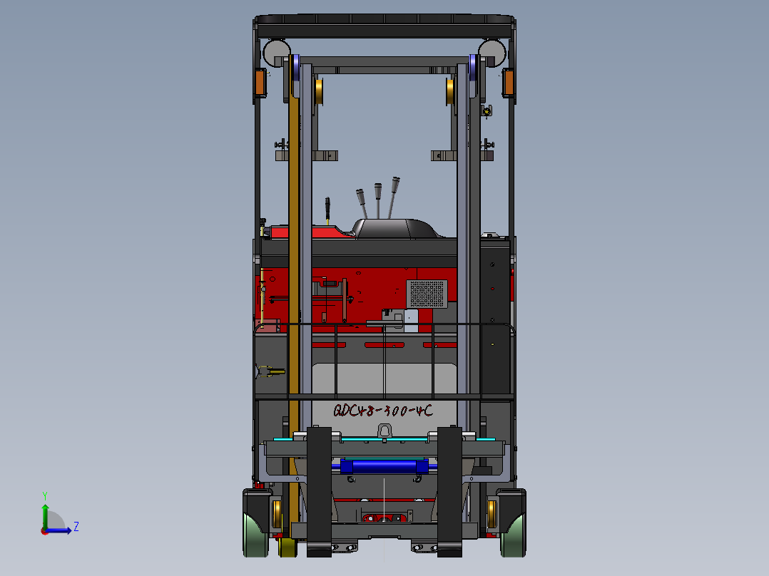MF2030 前移式叉车SW三维图==486864==500左视图