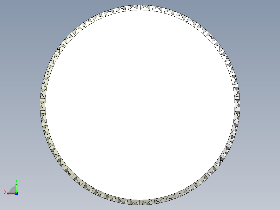 滚花指旋螺钉-M6 x 20mm后视图