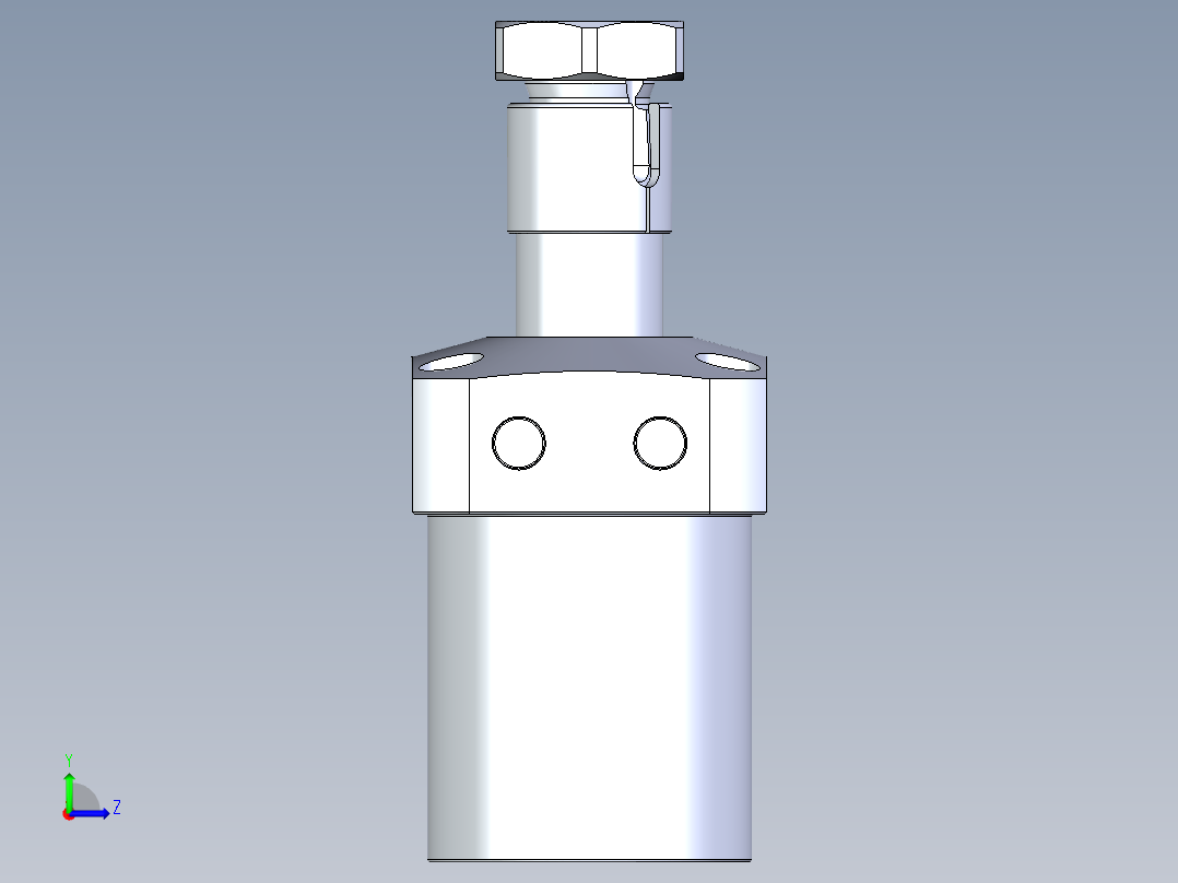 KOSMEKLHA0550-SR-Y45多系列多零件图纸模型左视图