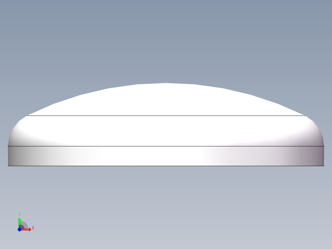 THA碟形封头DN400前视图