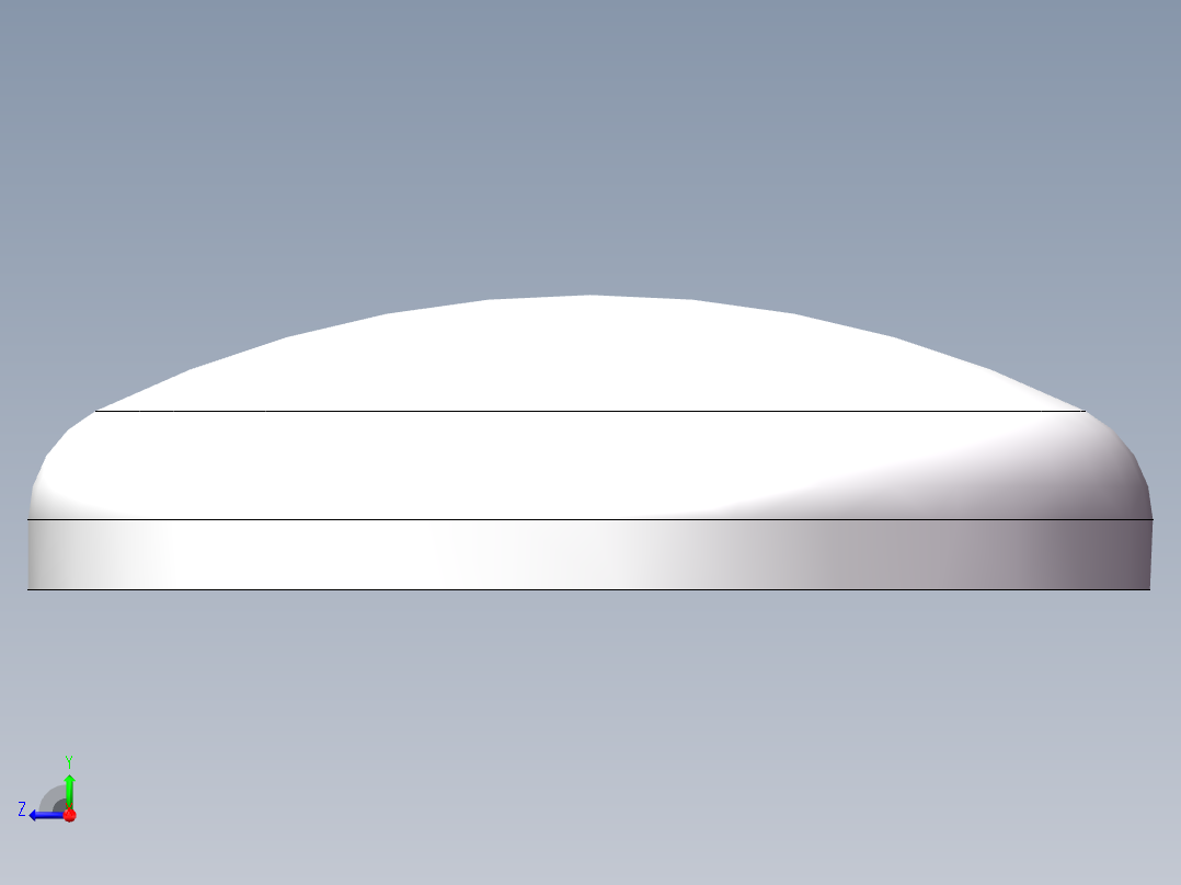 THA碟形封头DN400右视图