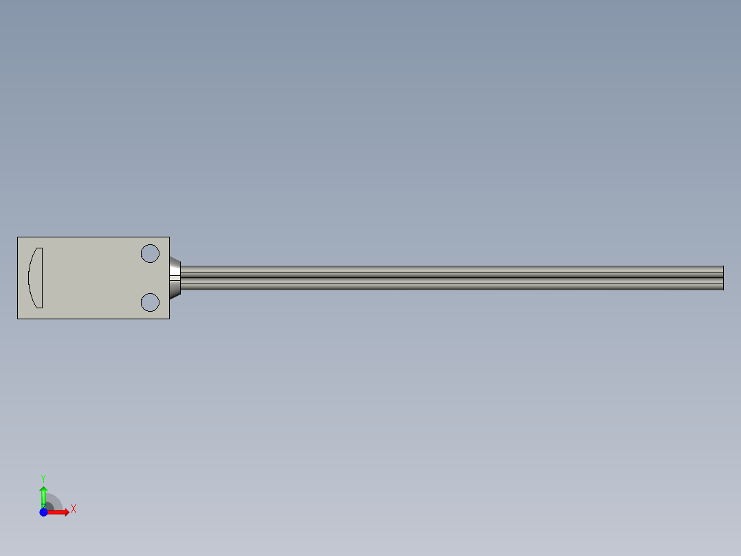 基恩士CZ-12_kc图纸模型前视图