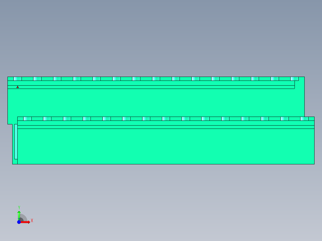 DEGSON 2EDG 系列 5.0mm 可插拔接线端子组-2EDGRT-5.0-30P-14-00AH前视图
