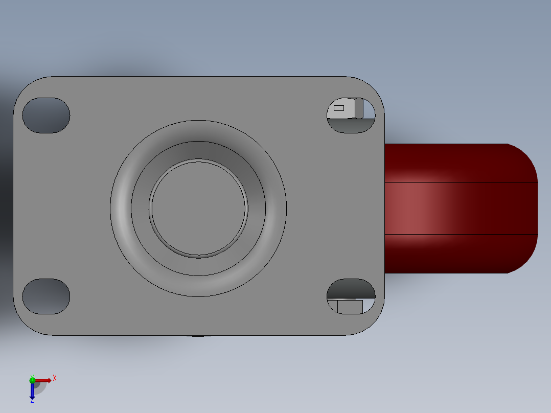 科顺脚轮Colson-2_04456_944俯视图