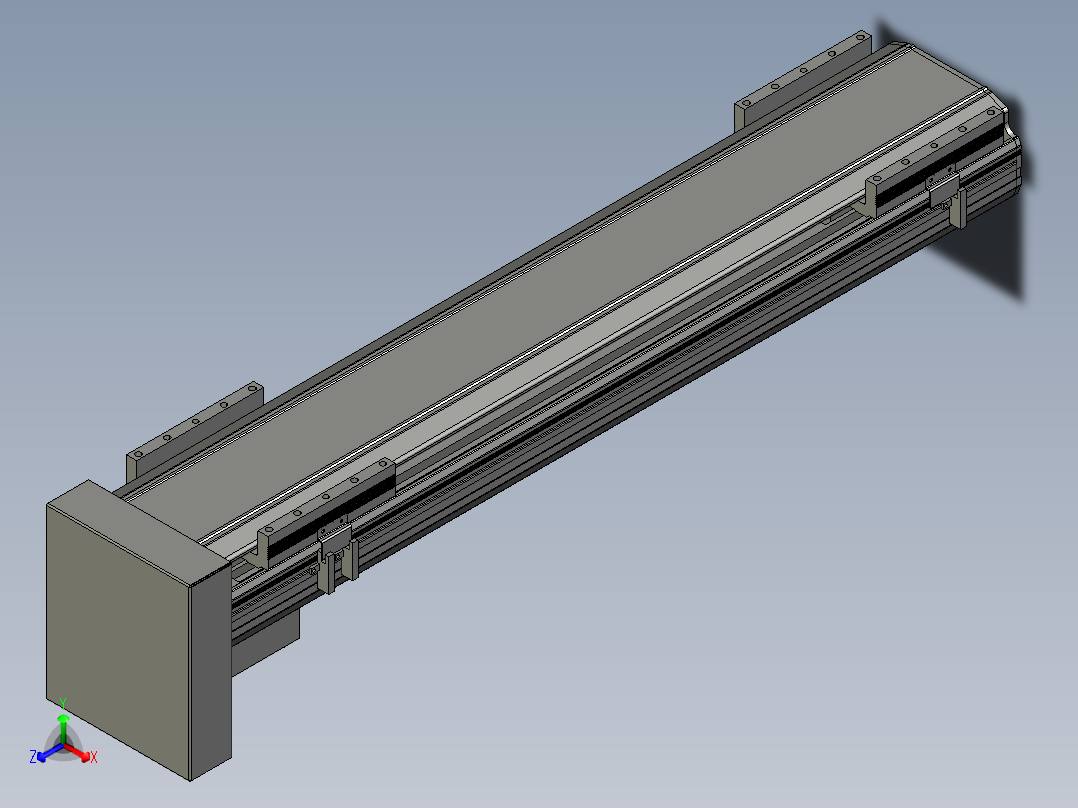 直线模组LHA170-S700-D设计图纸