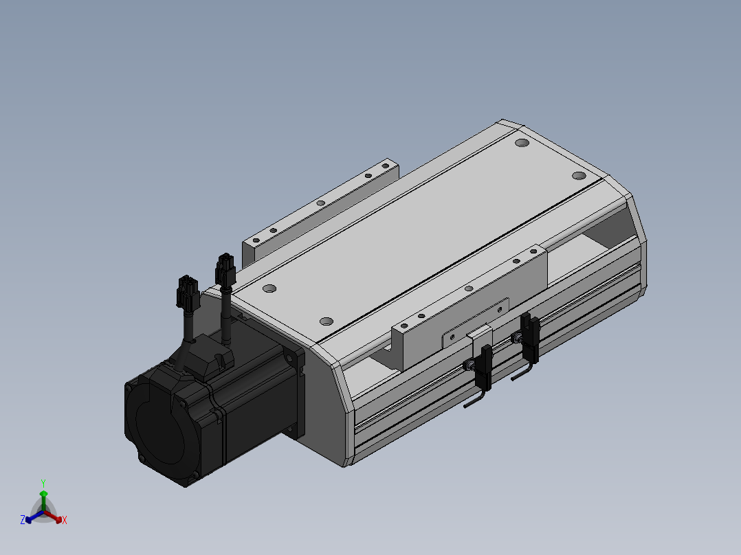 精密模组MY170-T05-50L-BC-P75B-C4-C正等轴测图