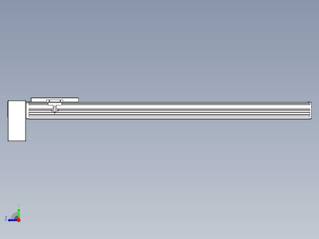 同步带全封闭直线模组TPA-HCB-120D-90-L800-RP-Y-P40-N3右视图