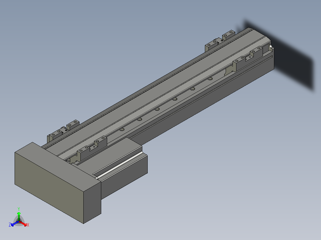 直线模组LHA6-S350-L-200W(16丝杆)设计图纸