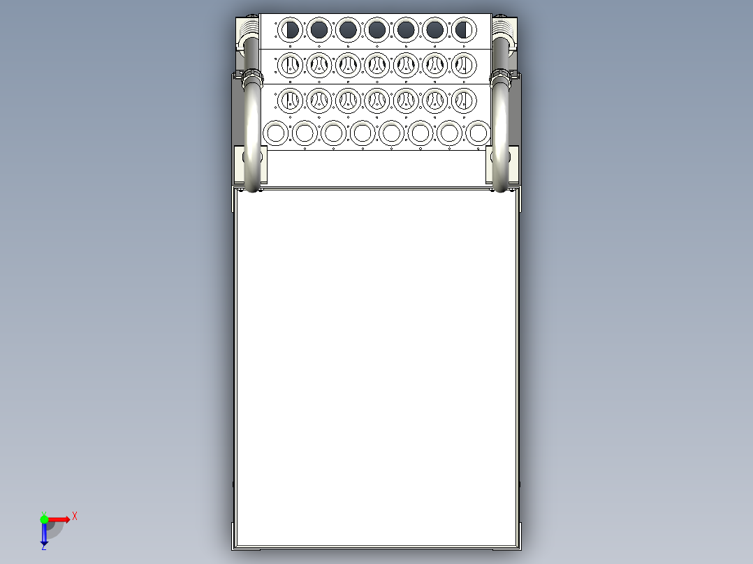 二合一云梯车俯视图