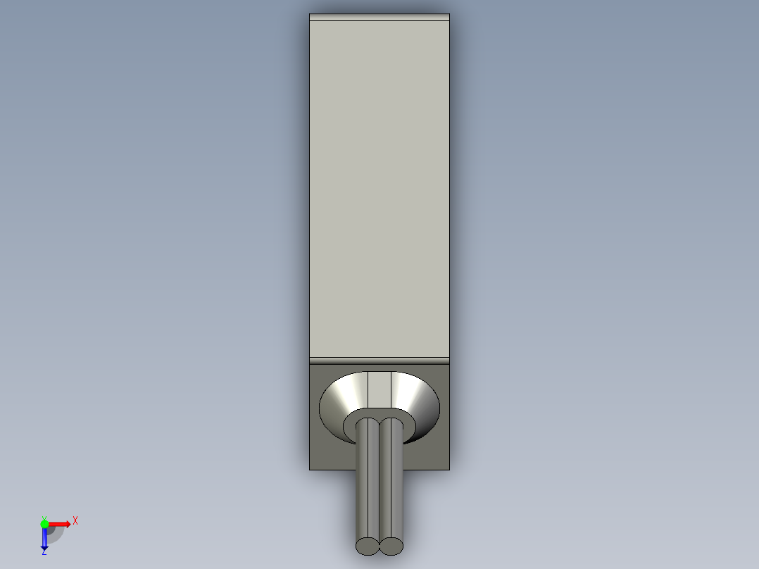 基恩士PS-49C_kc图纸模型俯视图