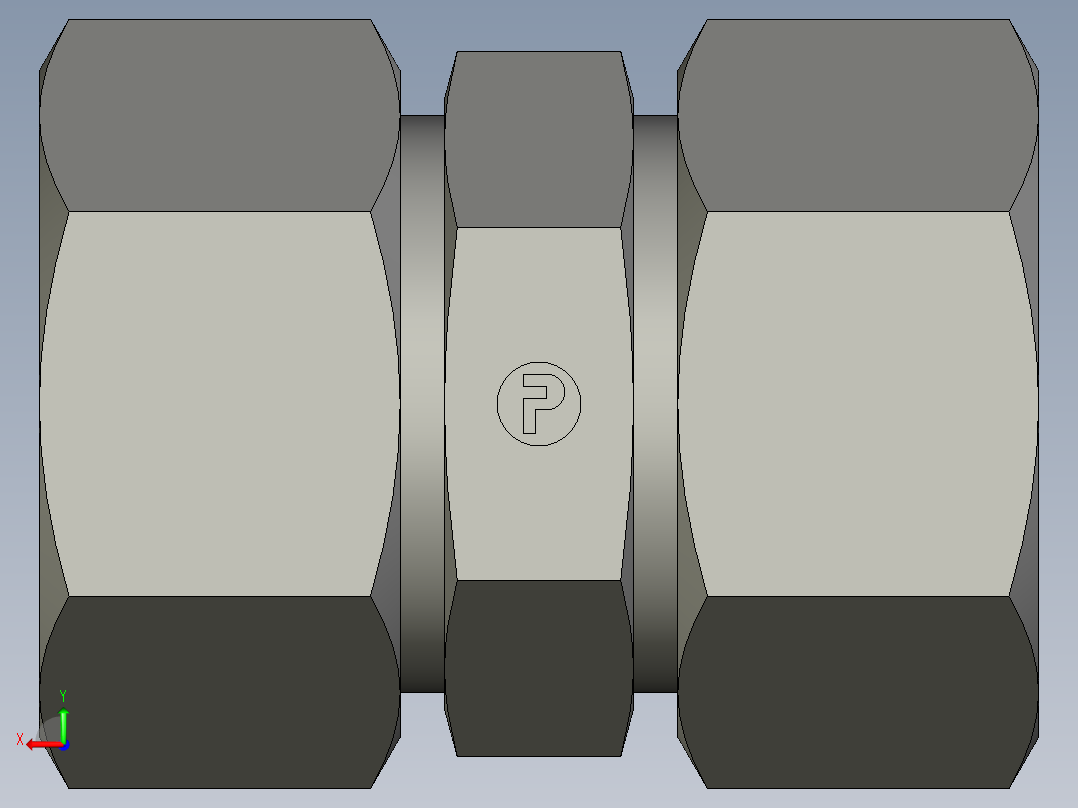 卡套式工业通用硬管接头EO Union G38ZS71后视图