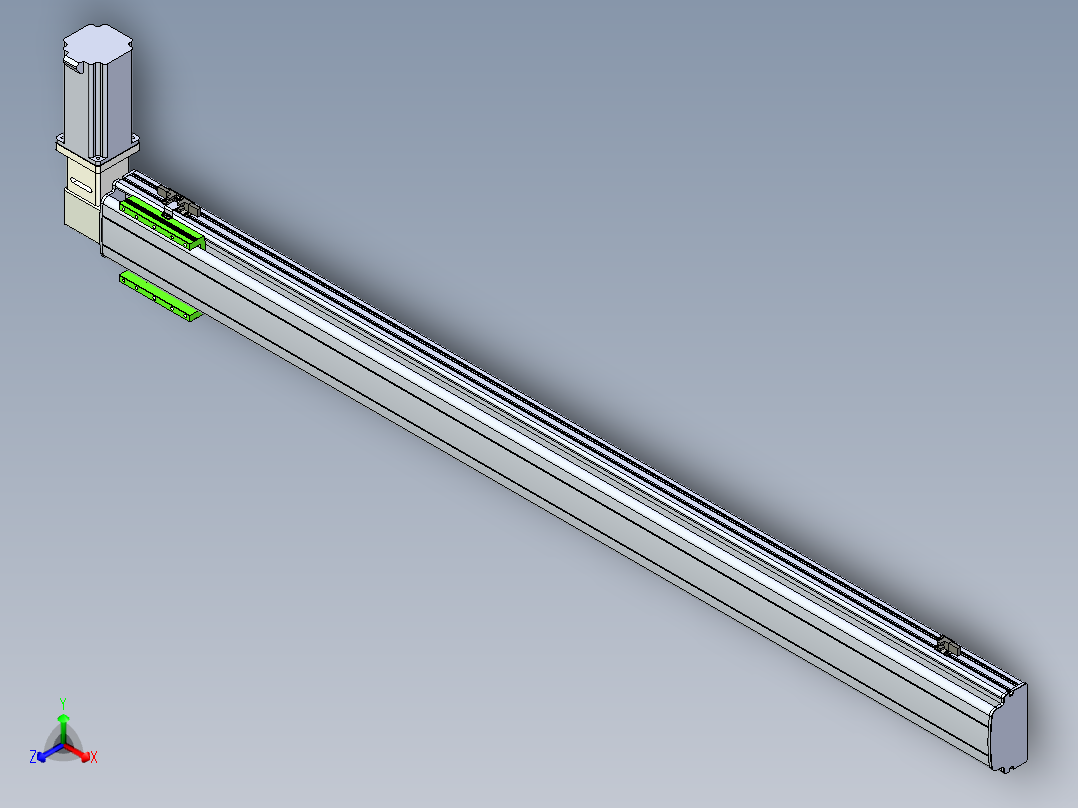 同步带滑台-半封闭B13-L90-S1500-R-Z86-D3