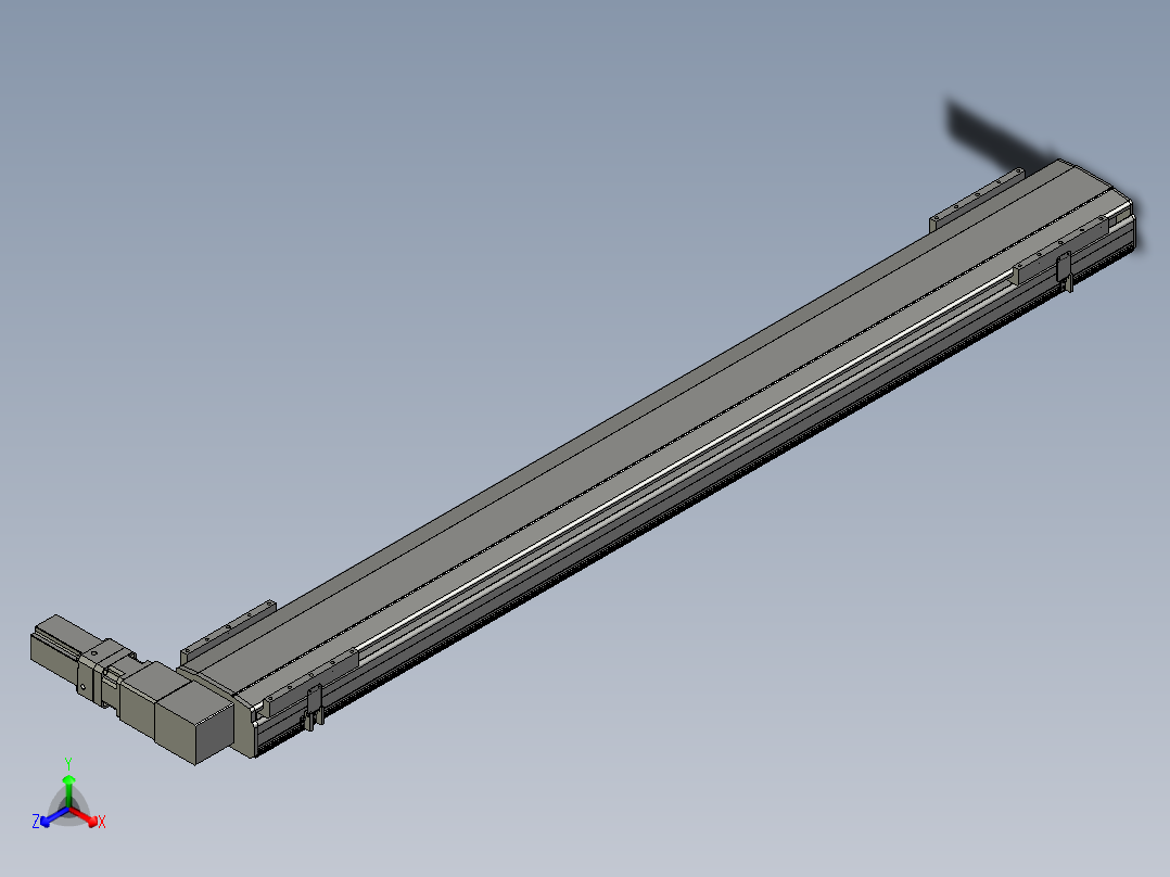 直线模组LHB21-L40-S1900-R(B)设计图纸