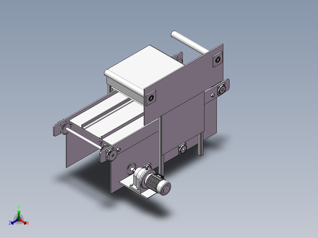 包装机总装配图正等轴测图