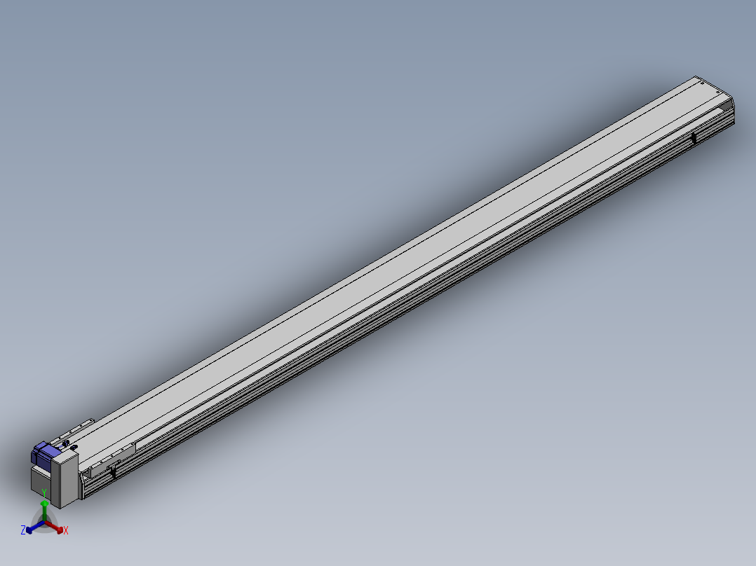 精密模组MT220-L150-3000-RU-M75-C4正等轴测图