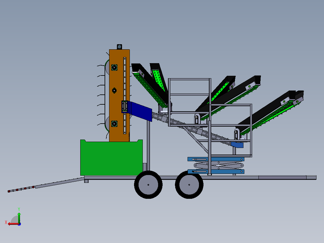 水果采摘平台sw20可编辑后视图