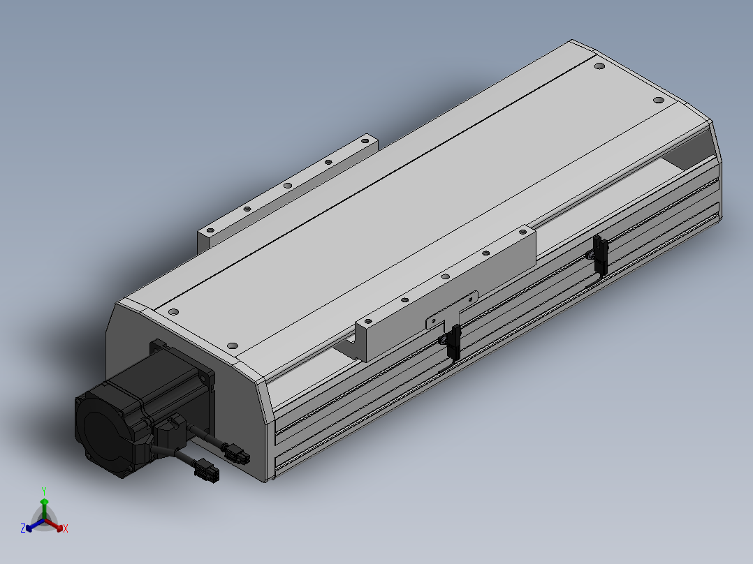 精密模组MY220-T10-200L-BC-P75B-C4-C正等轴测图