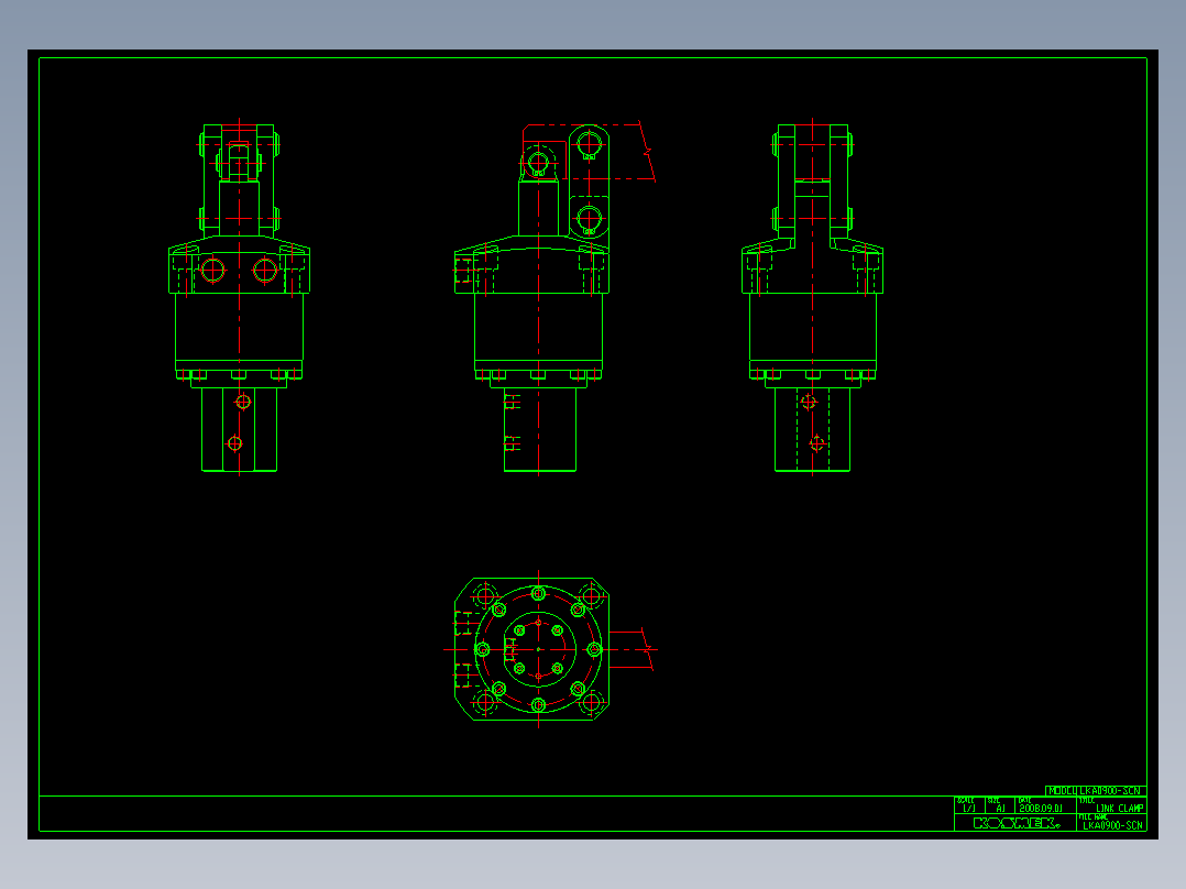 KOSMEKLKA0900-SCN多系列多零件图纸模型
