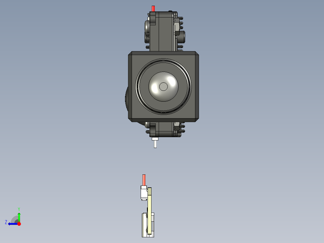 带高清相机的步行蜗牛神通V2VTX拍摄模块右视图