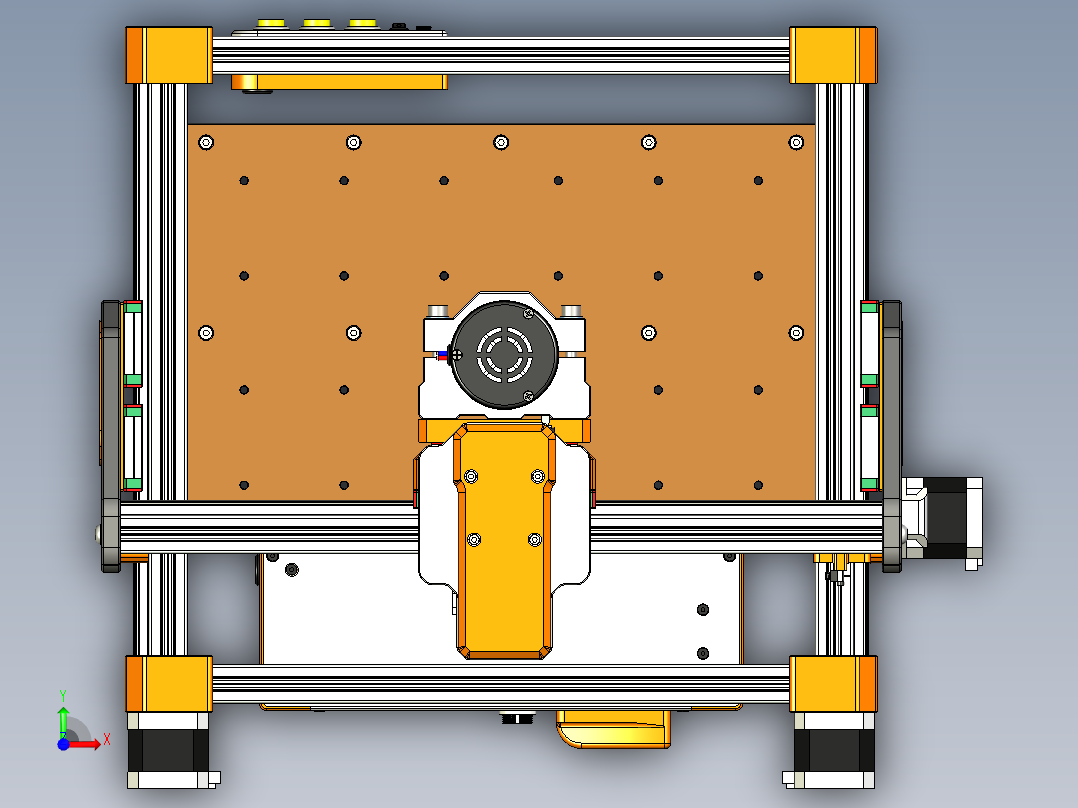 小型数控基于STM32F103S8T6前视图