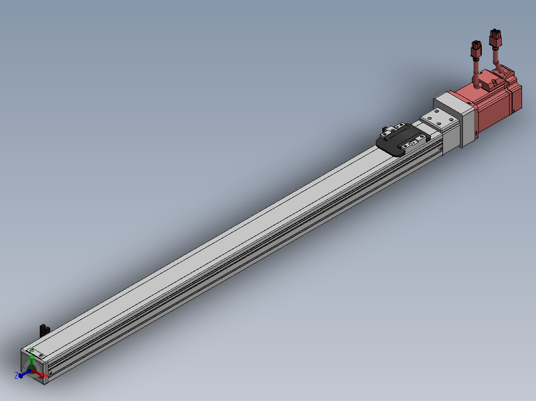 精密模组MY50-T10-700L-BC-P20B-C4-C正等轴测图