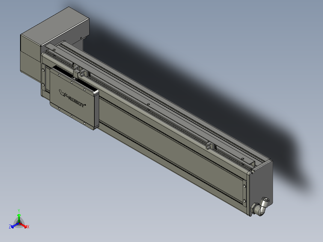 威洛博VBC12-S400-BRD-P40正等轴测图