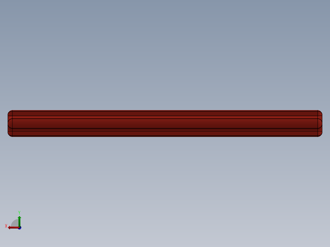 乐高机械组车桥-44294 Red Technic Axle 7后视图