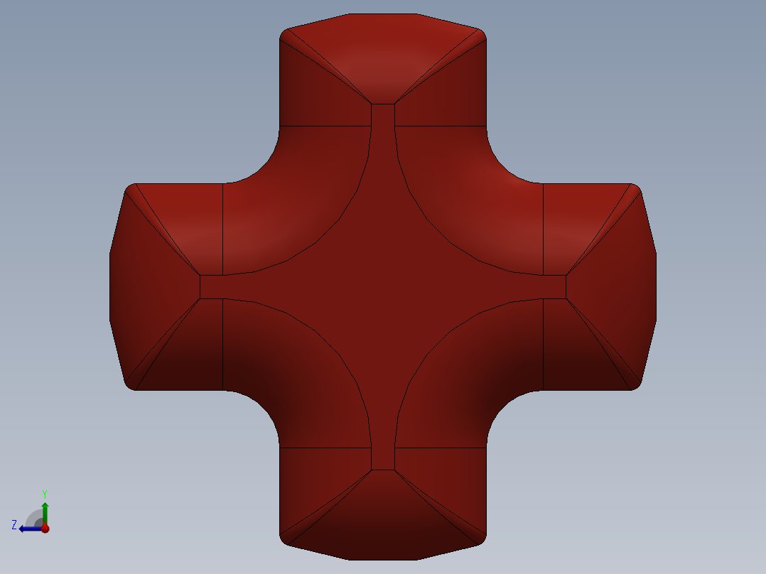 乐高机械组车桥-44294 Red Technic Axle 7右视图