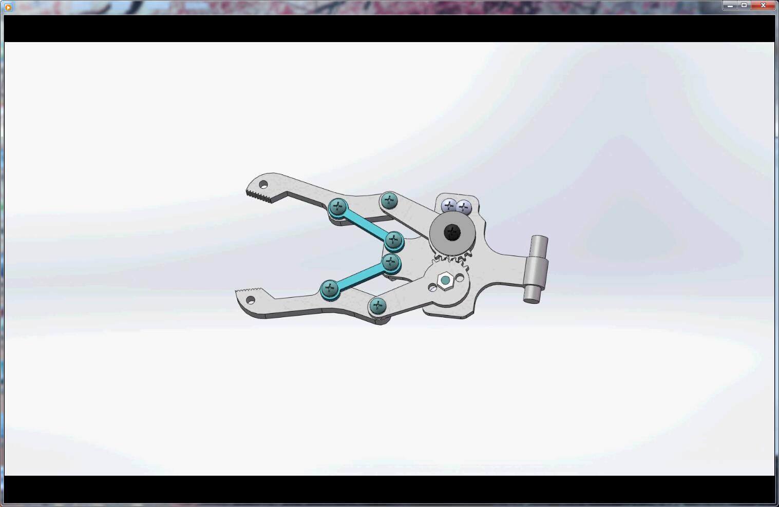 四自由度平行四边形机械手设计含动画仿真三维SW模型建模+CAD图纸+说明书