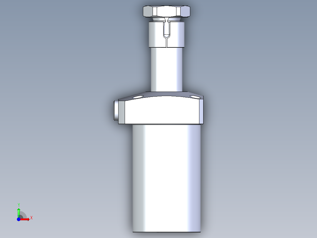 KOSMEKLHA0650-CR-Q30多系列多零件图纸模型前视图