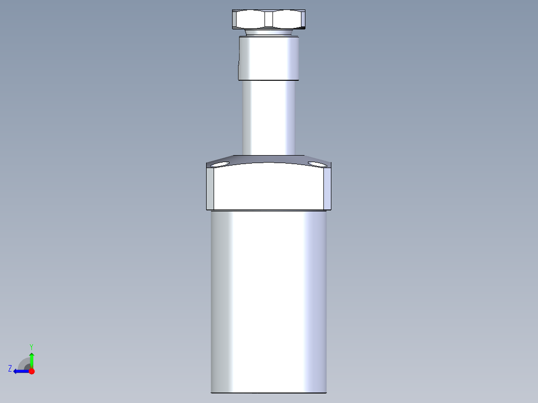 KOSMEKLHA0650-CR-Q30多系列多零件图纸模型右视图