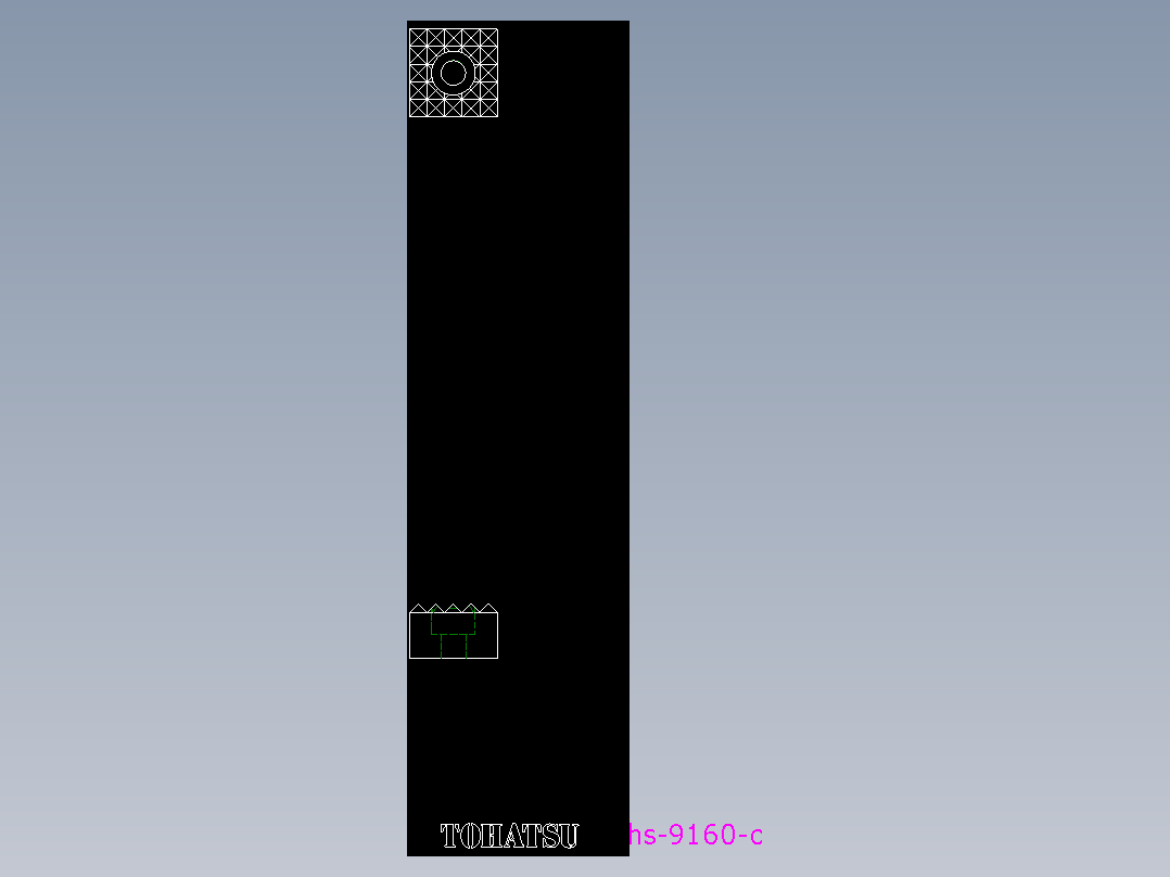 夾爪(方型)HS-C-2D多系列多零件图纸模型