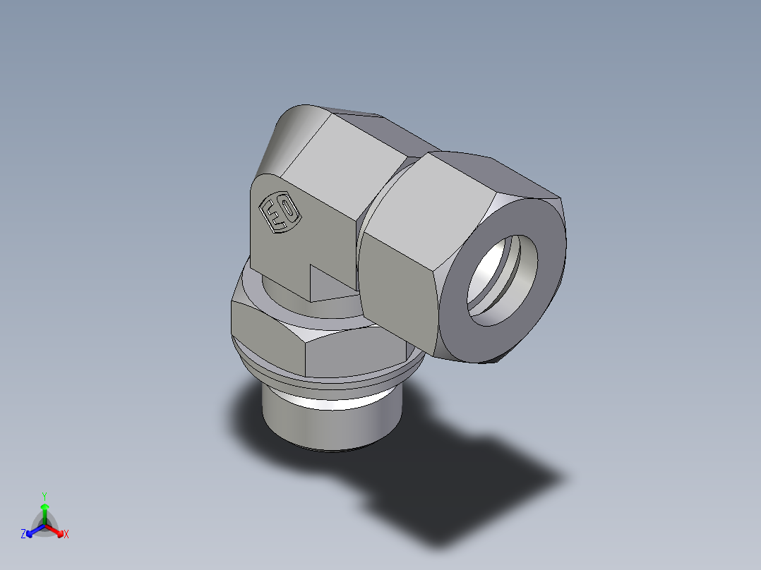 卡套式工业通用硬管接头EO_Adjustable_Locknut_elbow_WEE15LRCF