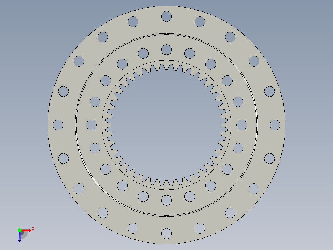 回转支承013.25.315俯视图