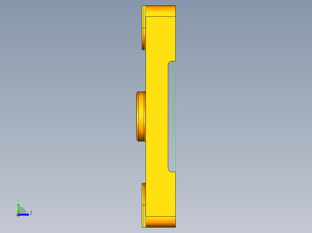 立架钻孔夹具左视图