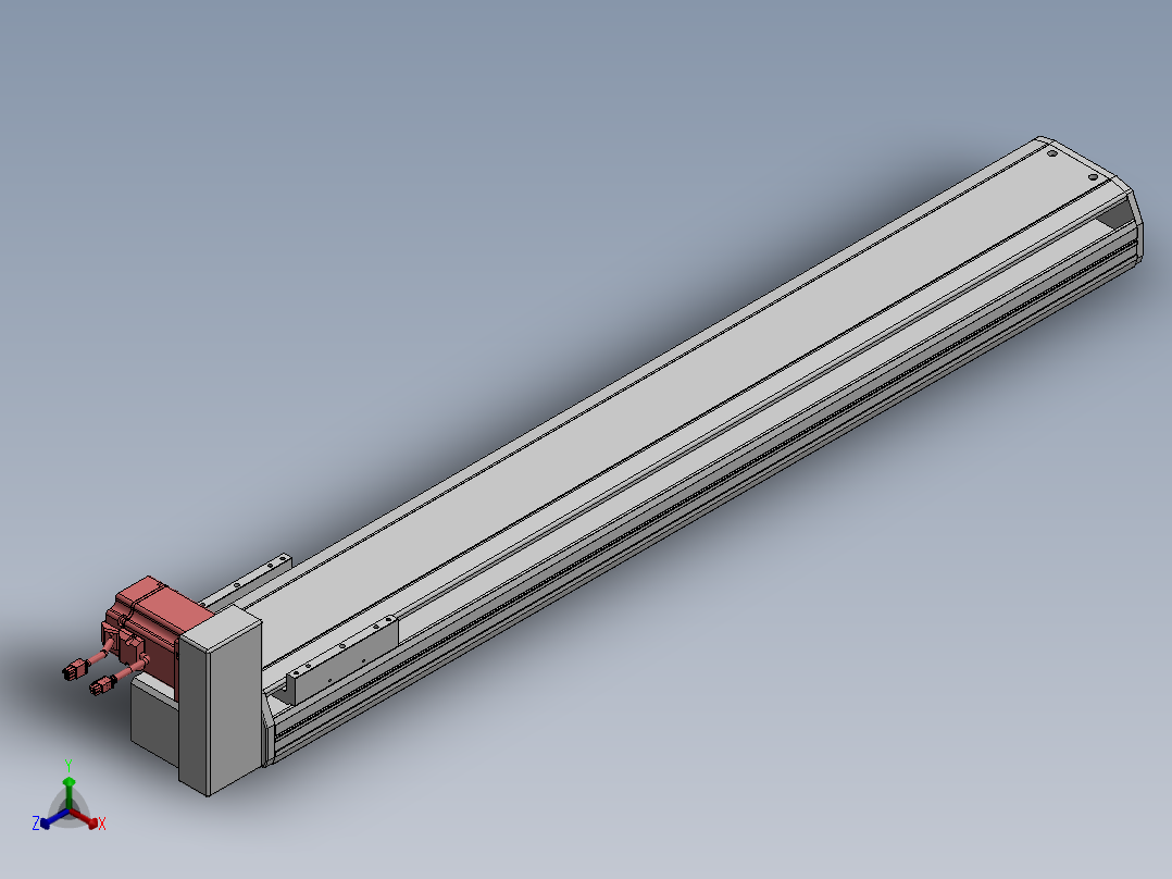 精密模组MT170-L125-1000-RU-M75-C4正等轴测图