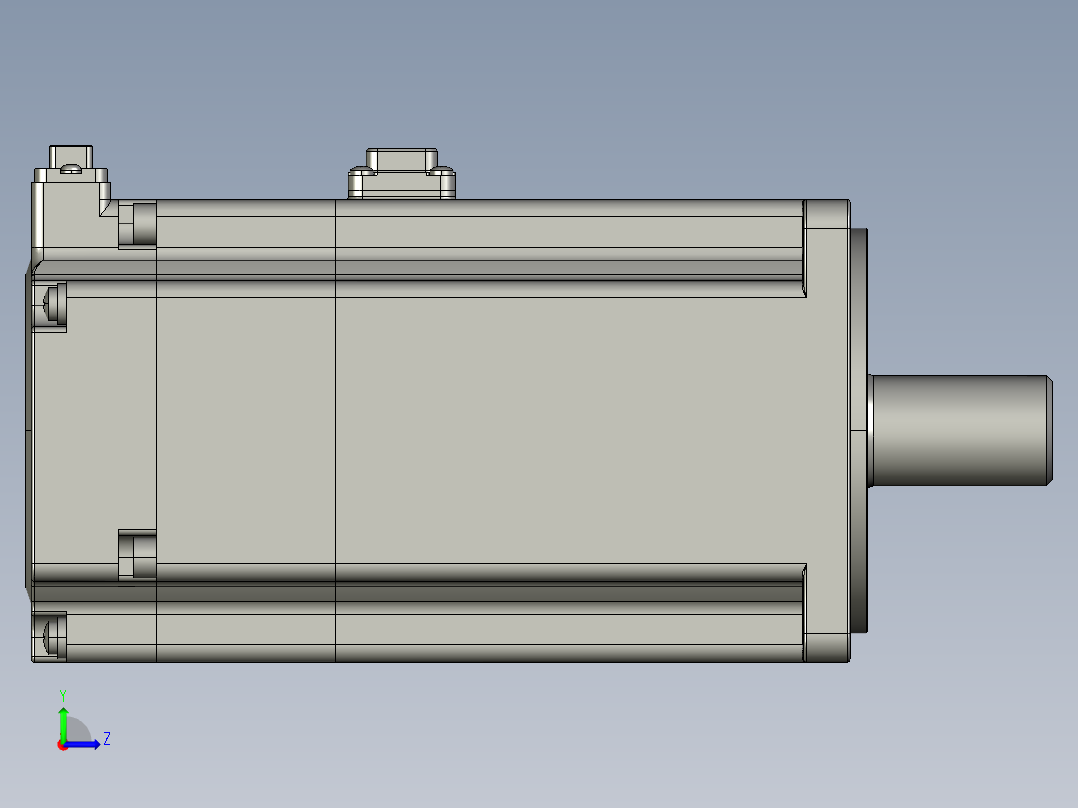 电机MS6S-80TH30BZ3-21P0.STEP左视图