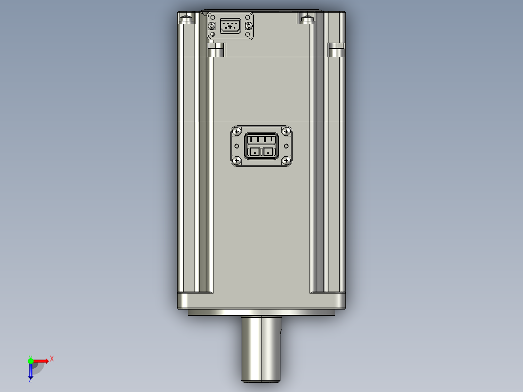 电机MS6S-80TH30BZ3-21P0.STEP俯视图