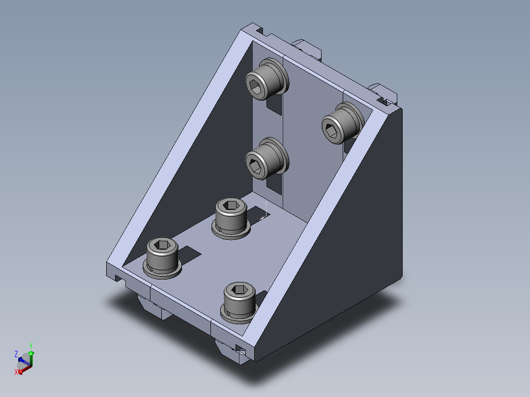 铝型材及其附件3.21.45.9090.STJ正等轴测图